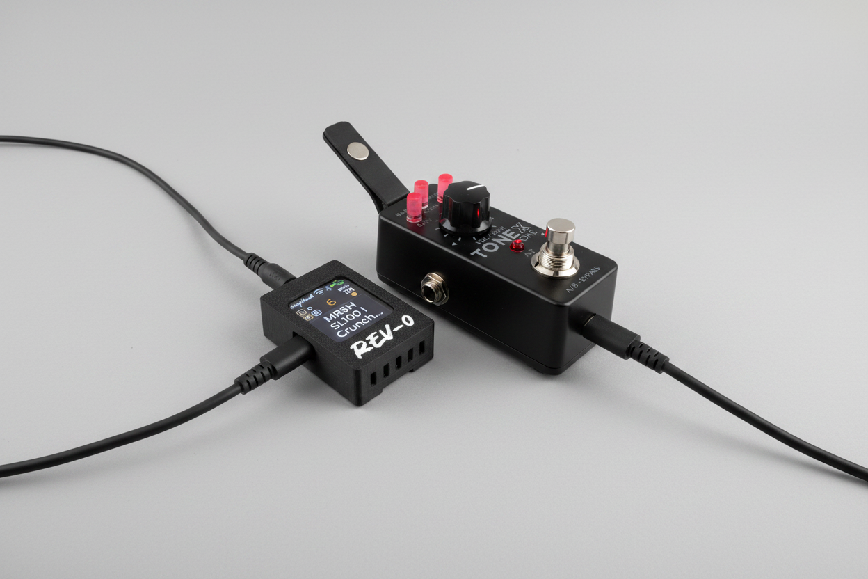 REV-0 – Display Controller MIDI per Tonex