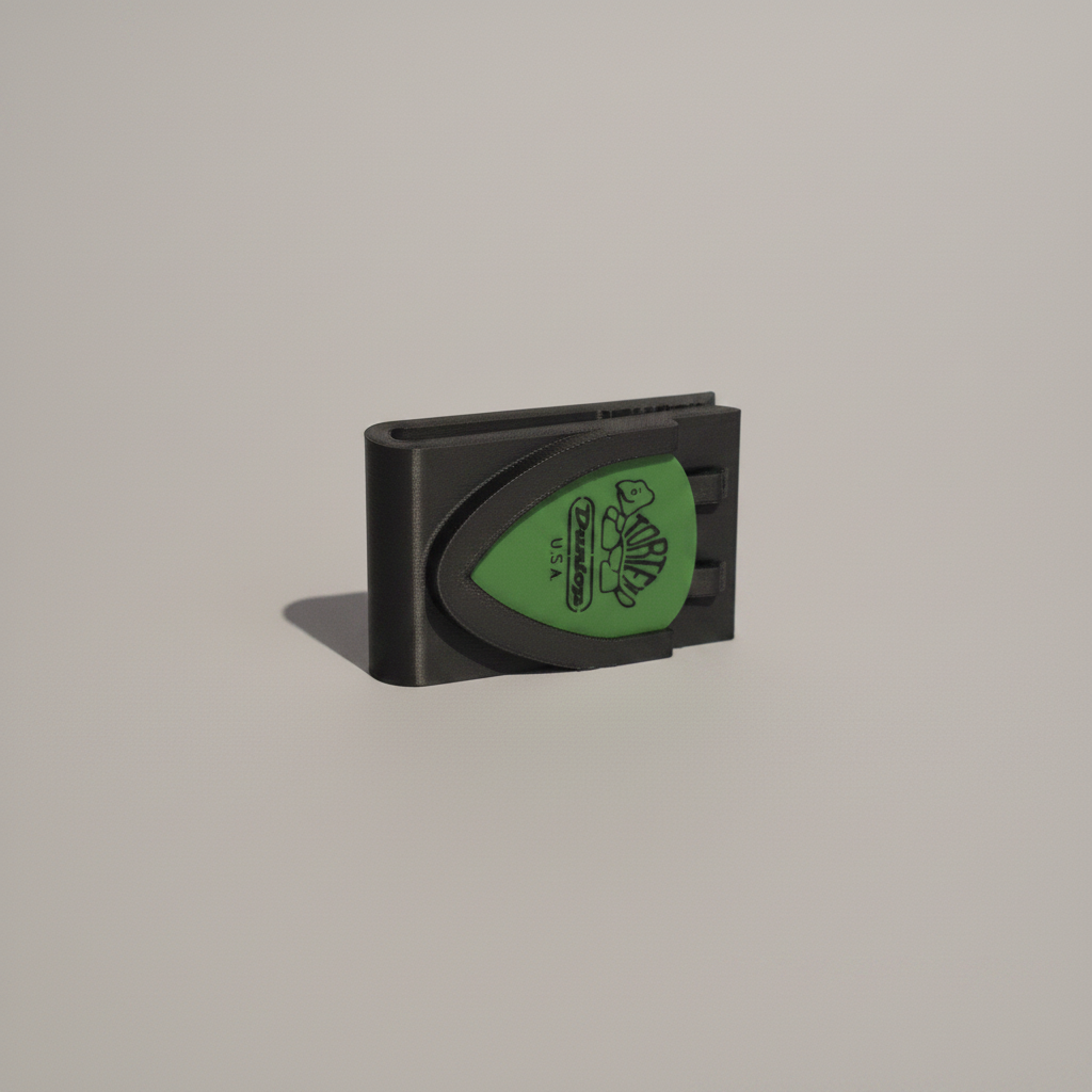 Porta Plettro 3D - Grigio