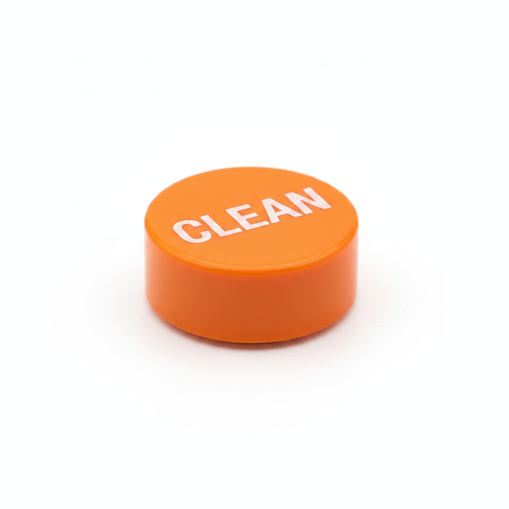 Topper footswitch arancione CLEAN - revcaps3d