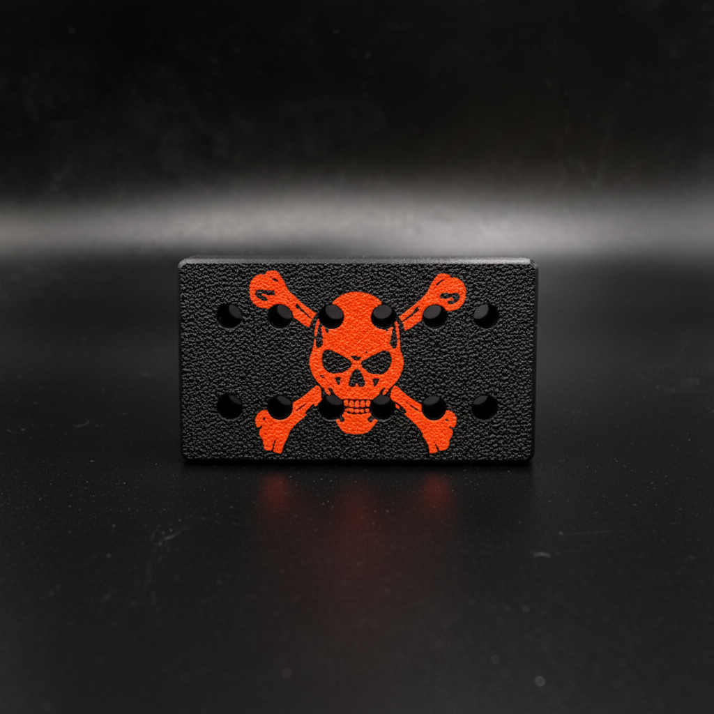Cover Pickup Humbucker Custom - Skull & Crossbones